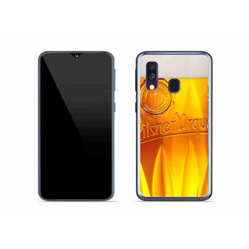 Gél borítás mmCase Samsung Galaxy A40 készülékhez - sör