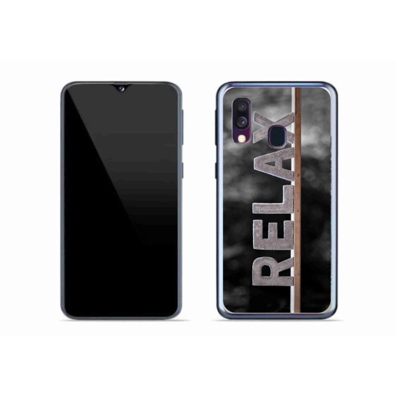 Zselés borítás mmCase Samsung Galaxy A40 - relax 1