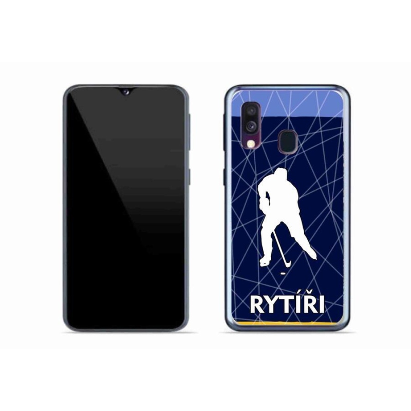 Gél borítás mmCase Samsung Galaxy A40 készülékhez - Lovagok