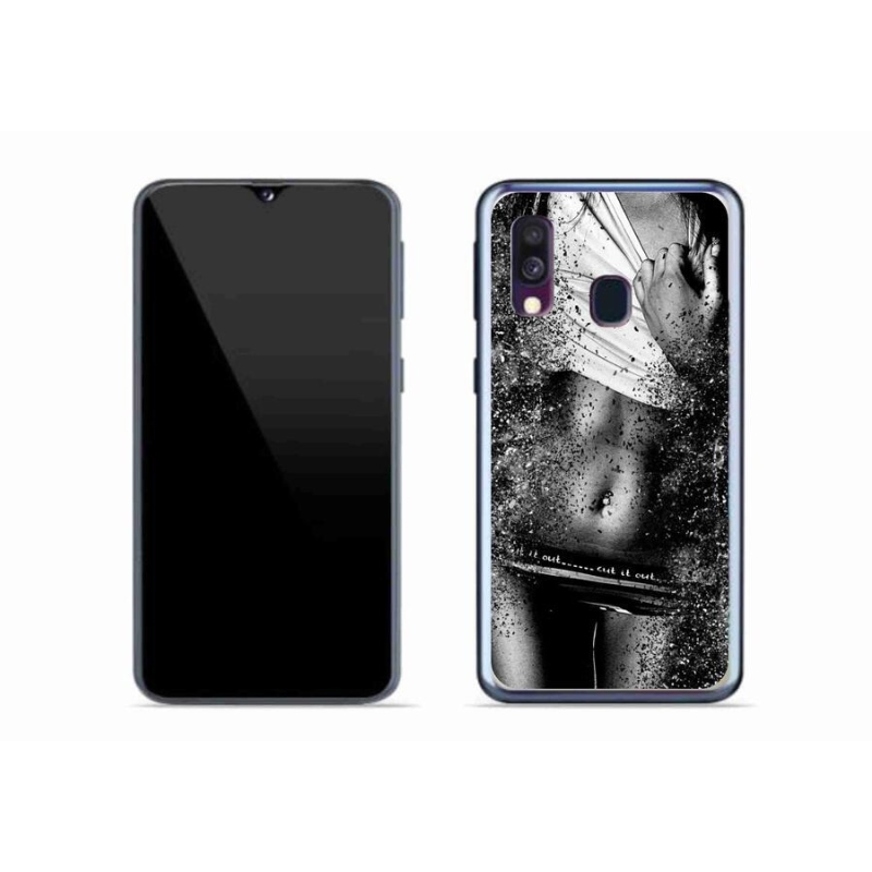 Gél borítás mmCase Samsung Galaxy A40 - szexi nő 1
