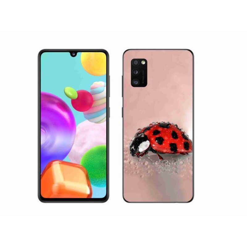 Zselés borítás mmCase Samsung Galaxy A41 készülékhez - katicabogár