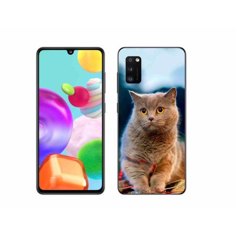 Gél védőhuzat mmCase Samsung Galaxy A41 - brit kék 2