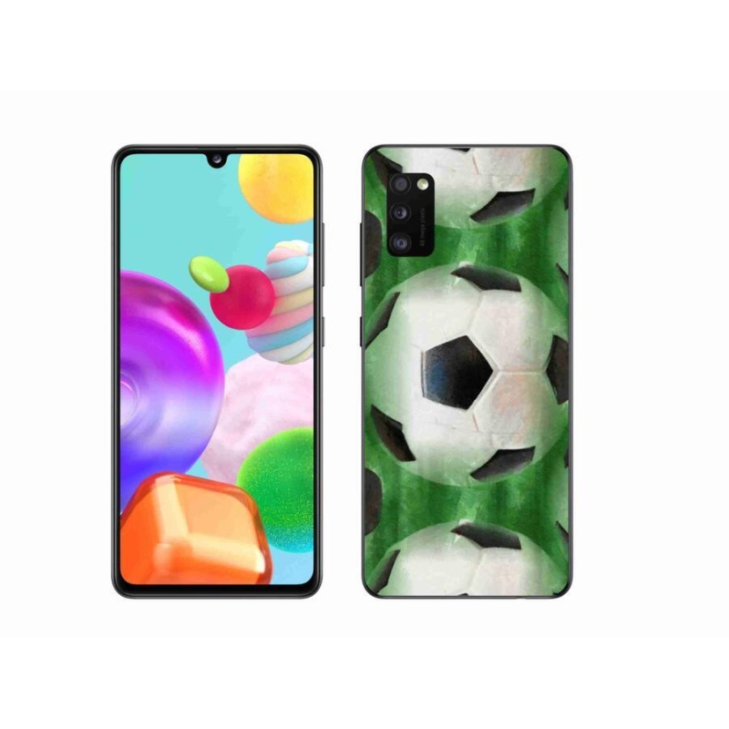 Gél borítás mmCase a mobil Samsung Galaxy A41 - focilabda