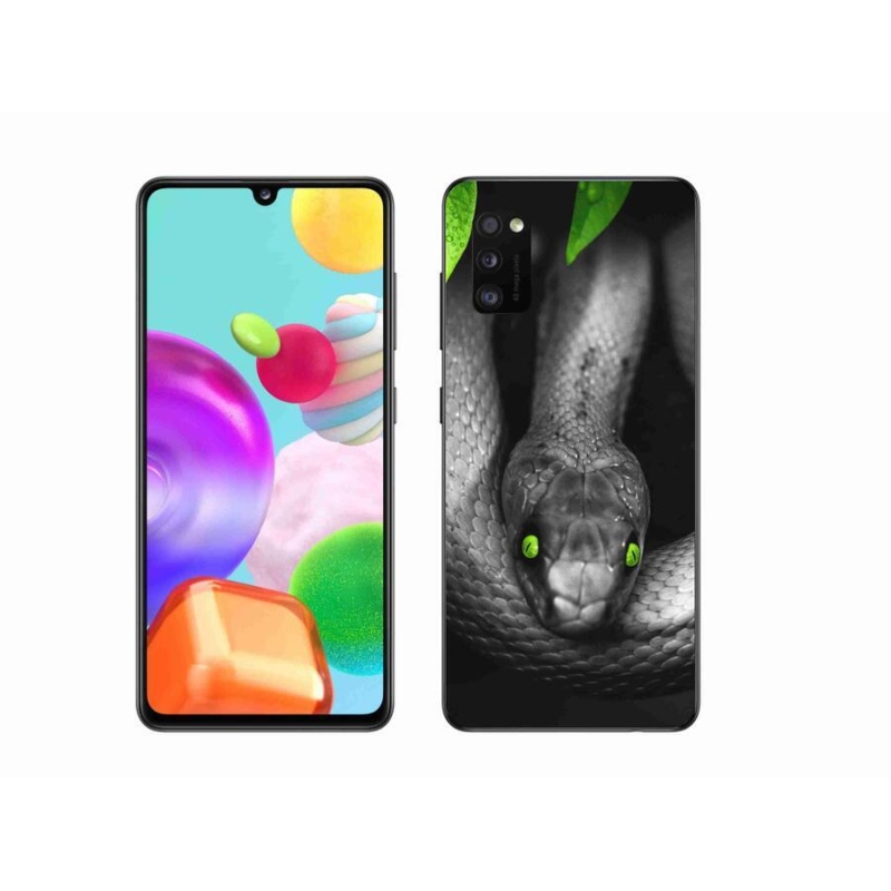 Zselés borítás mmCase Samsung Galaxy A41 - kígyó