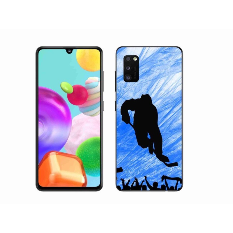 Gél borítás mmCase Samsung Galaxy A41 - hokis játékoshoz