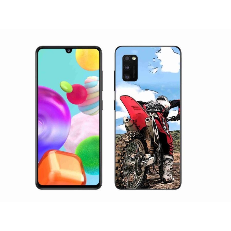 Gél védőhuzat mmCase Samsung Galaxy A41 - moto