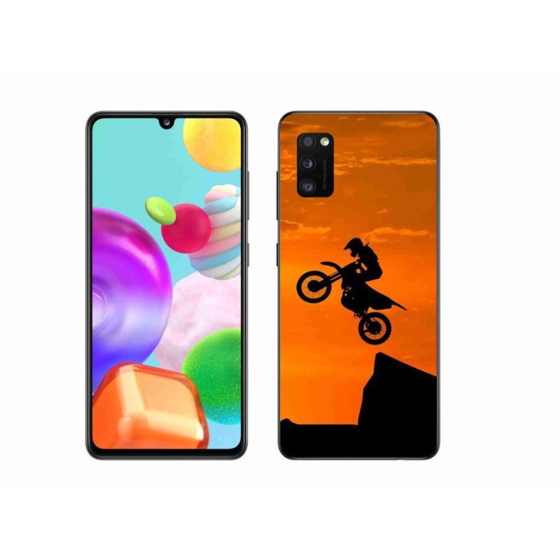 Zselés borítás mmCase Samsung Galaxy A41 - motocross