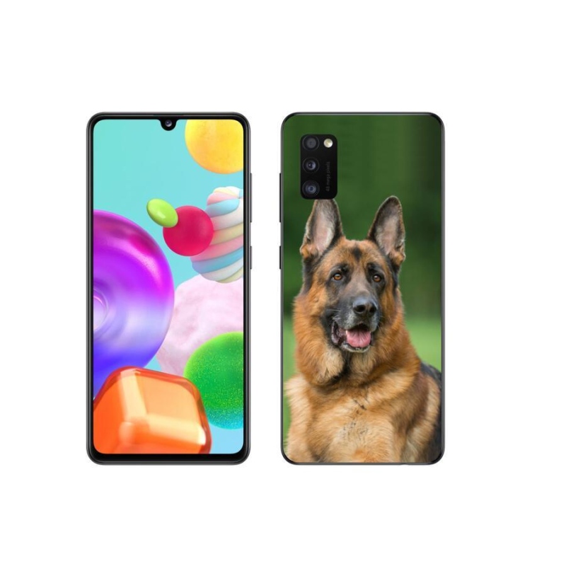 Gél borítás mmCase Samsung Galaxy A41 - Német juhászkutya számára