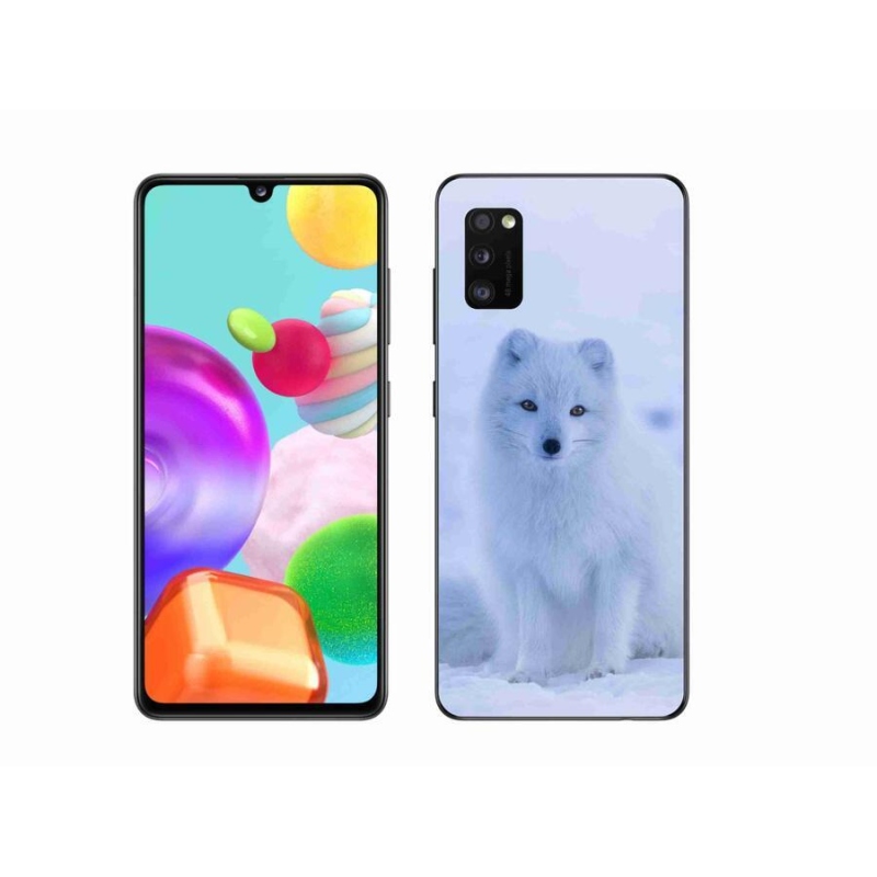 Zselés borítás mmCase Samsung Galaxy A41 készülékhez - polár róka