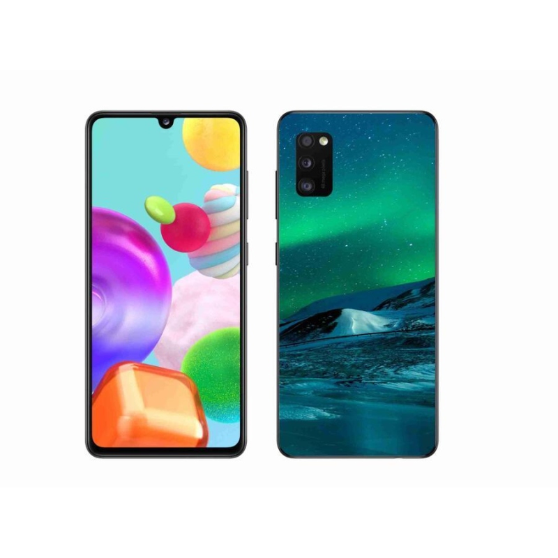 Gél borító mmCase Samsung Galaxy A41 - aurora borealis - Samsung Galaxy A41 - sarki fény