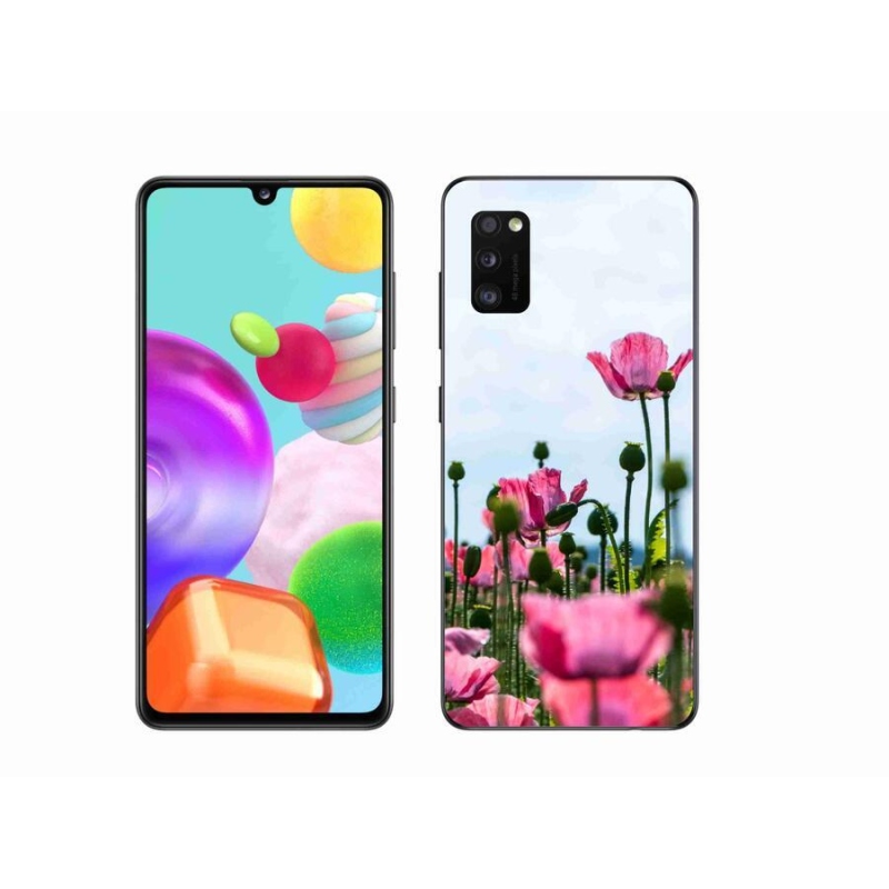 Gél védőhuzat mmCase Samsung Galaxy A41 készülékhez - mákos színű