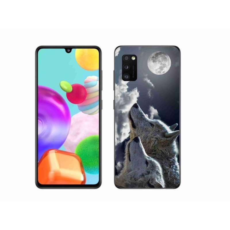 Zselés borítás mmCase Samsung Galaxy A41 - farkasok