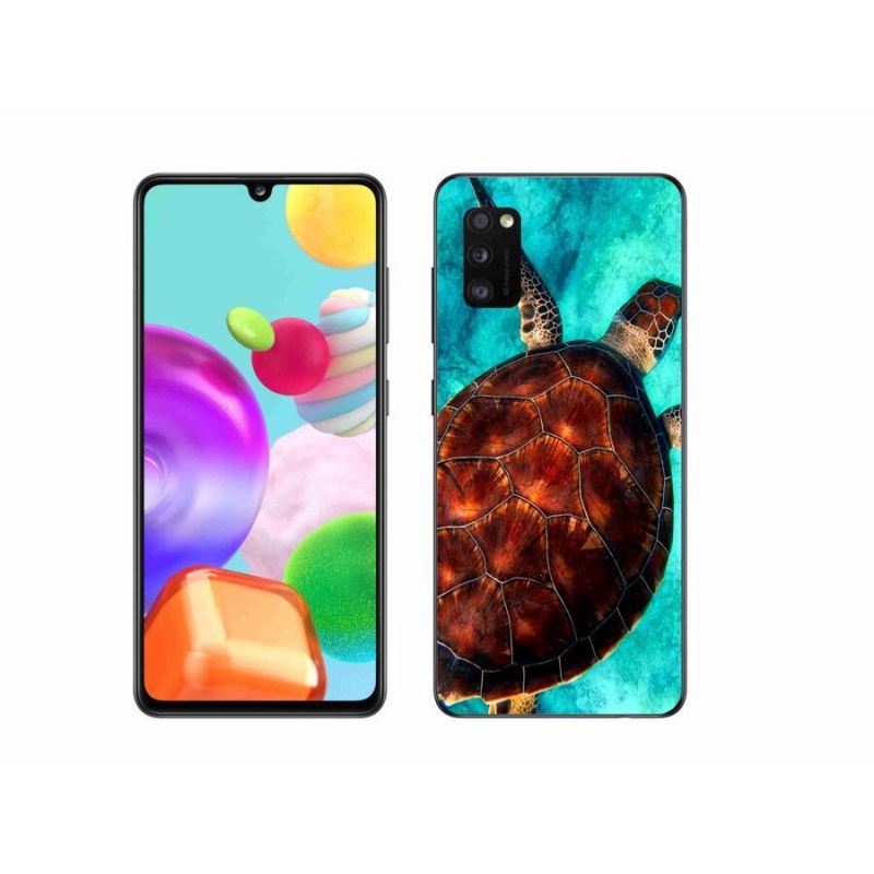 Gél védőhuzat mmCase Samsung Galaxy A41 - teknősbéka