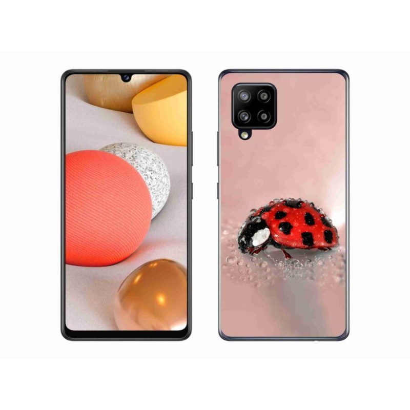 Zselés borítás mmCase Samsung Galaxy A42 5G - katicabogárhoz