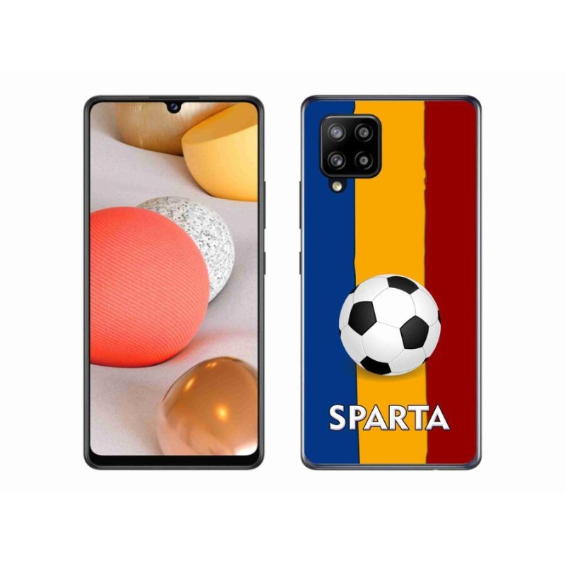 Gél védőburkolat mmCase Samsung Galaxy A42 5G - futball 1