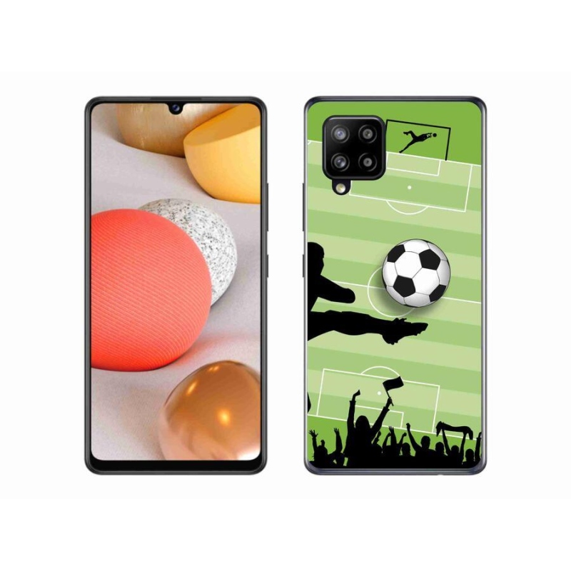 Gél borító mmCase Samsung Galaxy A42 5G - futball 3
