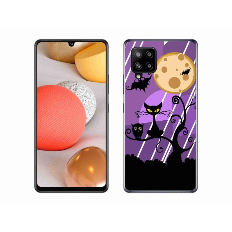 Gél borítás mmCase Samsung Galaxy A42 5G - halloween