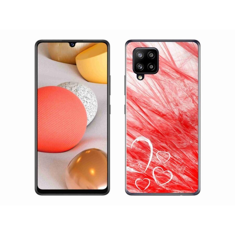 Zselés borítás mmCase Samsung Galaxy A42 5G - szív