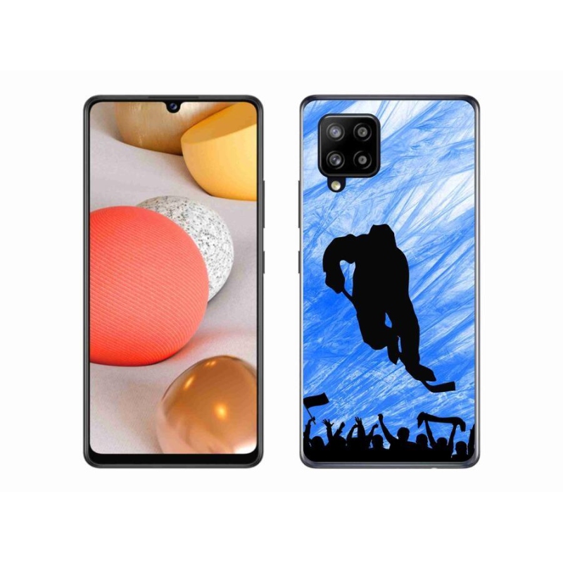 Gél borítás mmCase Samsung Galaxy A42 5G - hokijátékos számára