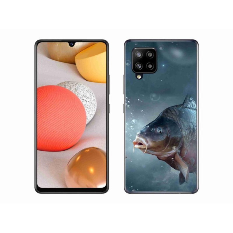 Gél borítás mmCase Samsung Galaxy A42 5G - ponty és buborékok