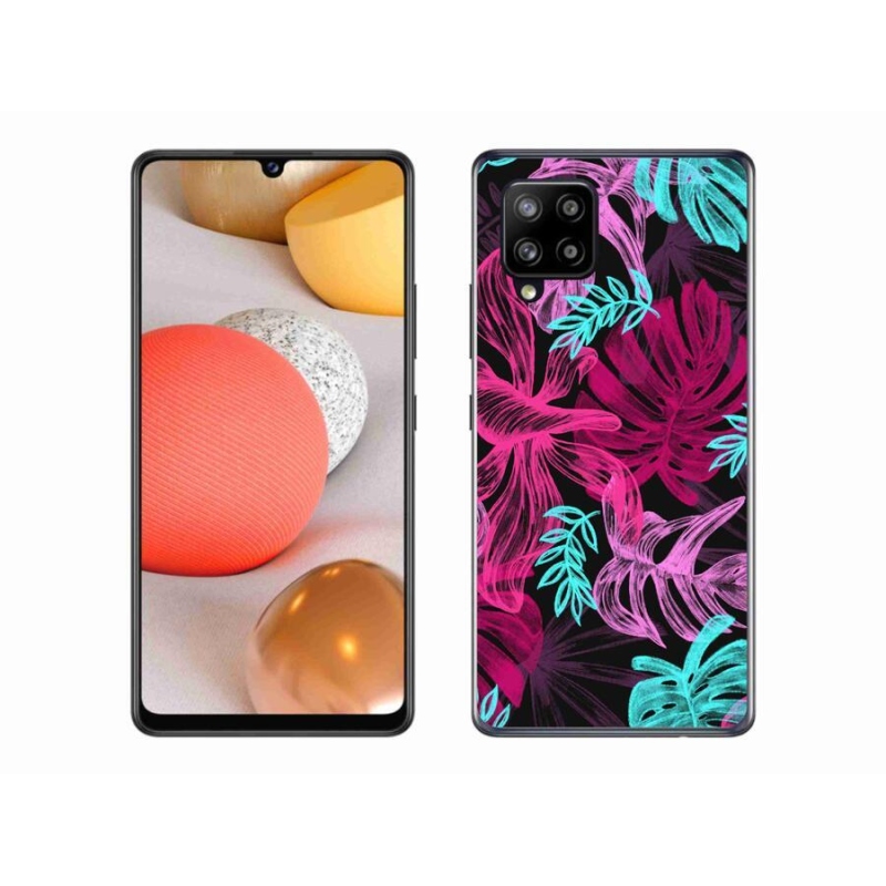Zselés borítás mmCase Samsung Galaxy A42 5G - virágok 1