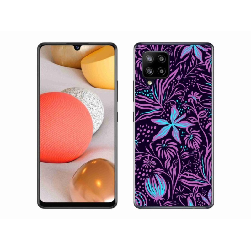 Zselés borítás mmCase Samsung Galaxy A42 5G - virágok 2