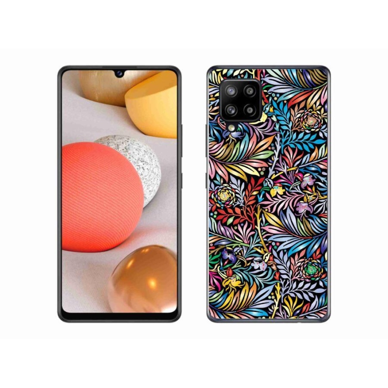 Gél borító mmCase Samsung Galaxy A42 5G - virágok 5