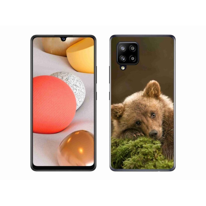 Zselés borítás mmCase Samsung Galaxy A42 5G - medve