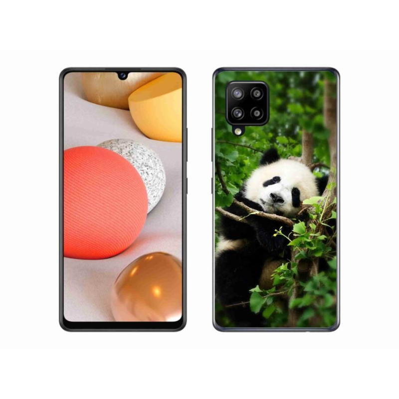 Zselés borítás mmCase Samsung Galaxy A42 5G - panda