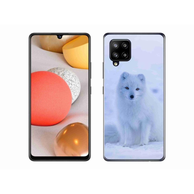 Gél borítás mmCase Samsung Galaxy A42 5G-hez - polár róka