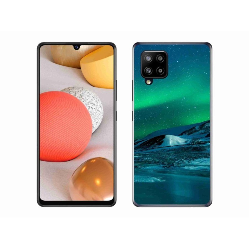 Gél borító mmCase Samsung Galaxy A42 5G - sarki fény - mmCase Samsung Galaxy A42 5G - aurora borealis