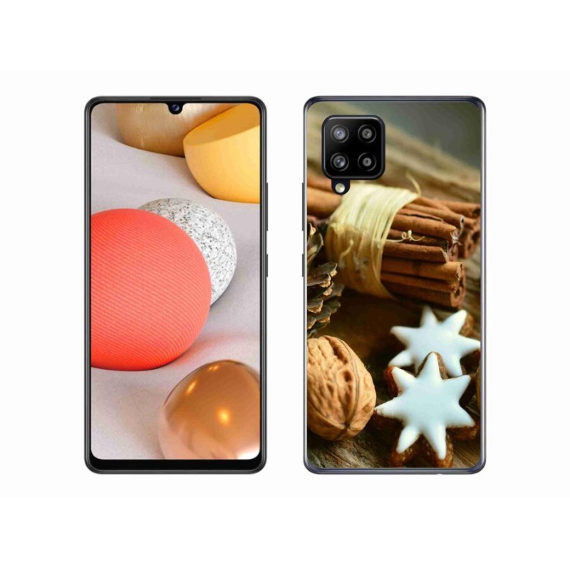 Gél borítás mmCase Samsung Galaxy A42 5G - fahéj és mézeskalács - Samsung Galaxy A42 5G - fahéj és mézeskalács