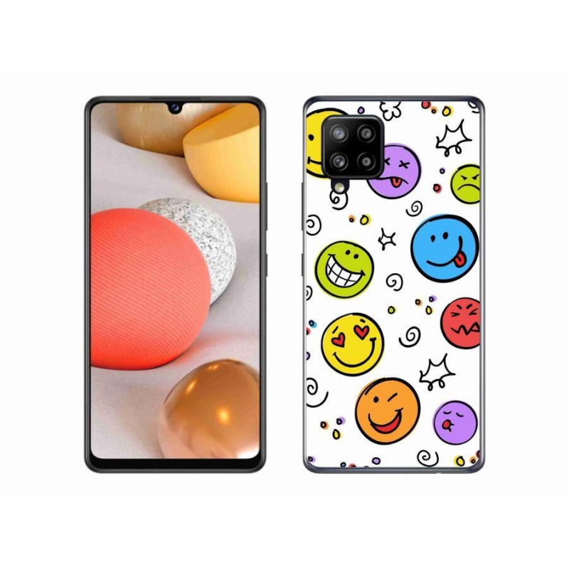 Gél borítás mmCase Samsung Galaxy A42 5G - smiley-khoz