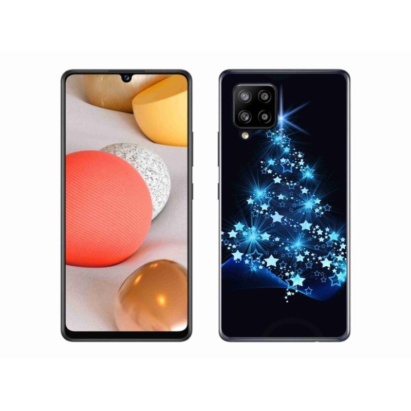 Gél borítás mmCase Samsung Galaxy A42 5G-hez - Karácsonyfa