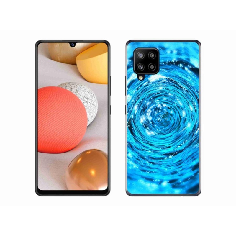 Gél borítás mmCase Samsung Galaxy A42 5G - vízörvény - Samsung Galaxy A42 5G - vízörvény