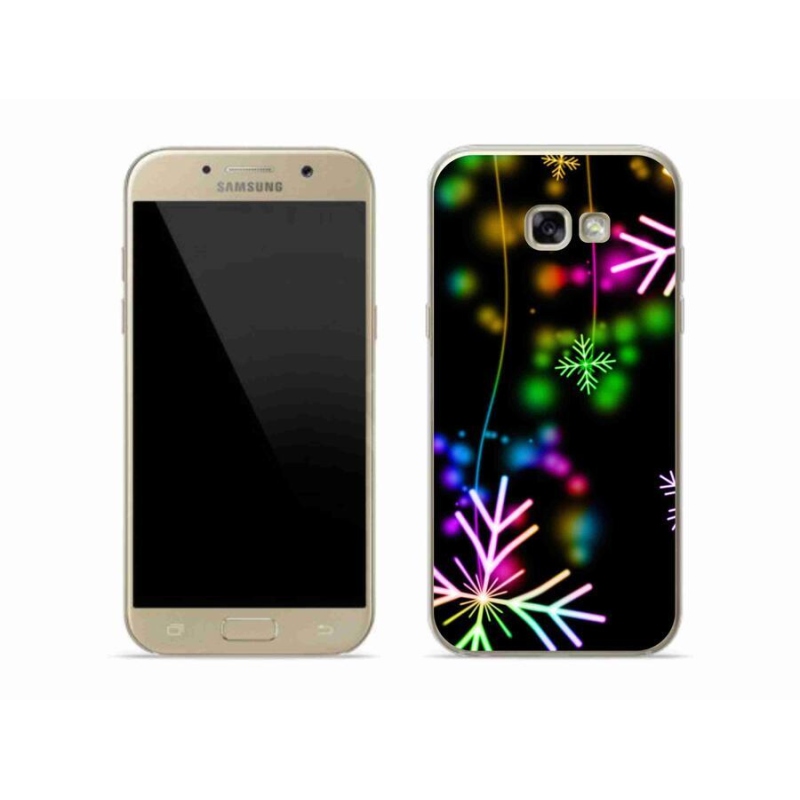 Gél borító mmCase a mobiltelefonra Samsung Galaxy A5 (2017) - színes pelyhek