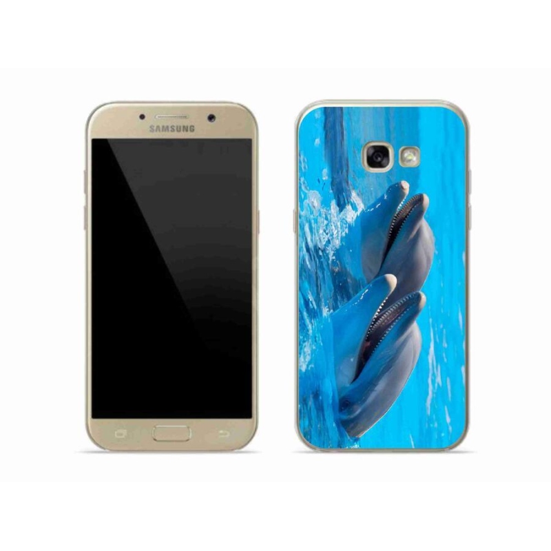 Gél védőhuzat mmCase Samsung Galaxy A5 (2017) - delfinek