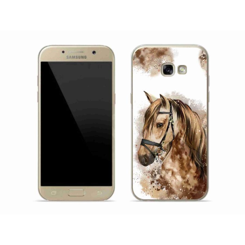 Zselés borítás mmCase Samsung Galaxy A5 (2017) - barna rajzfilm lóhoz