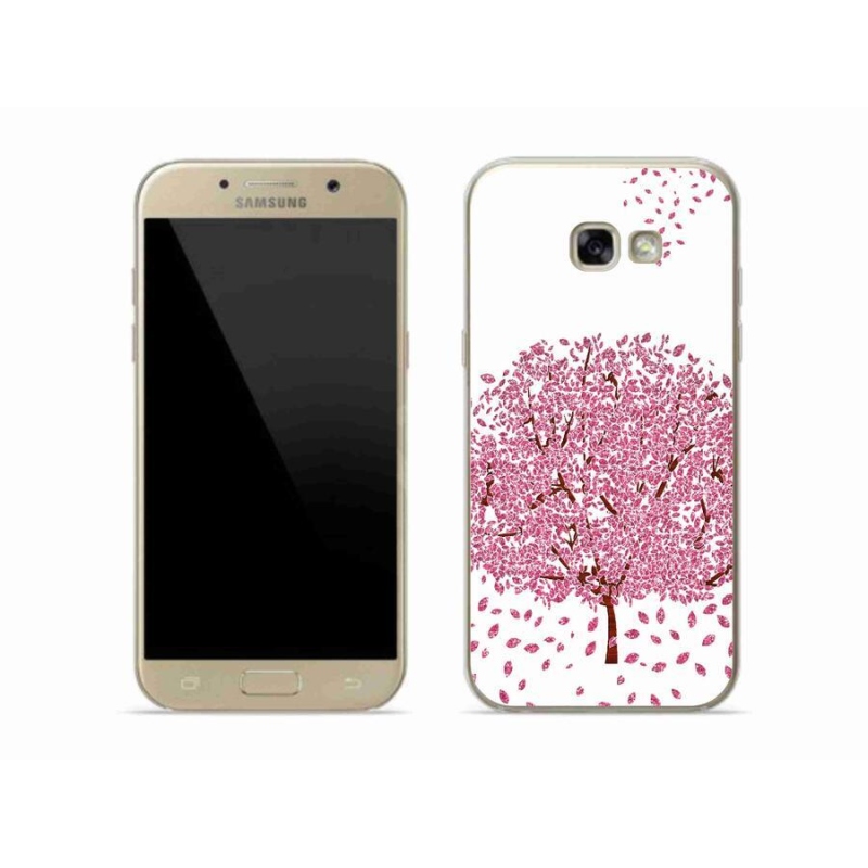 Gél borítás mmCase Samsung Galaxy A5 (2017) - rajzfilmfa levelekkel