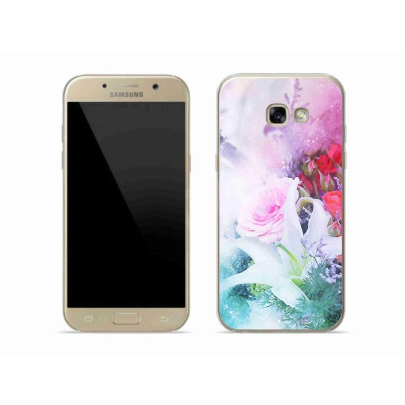 Gél borító mmCase Samsung Galaxy A5 (2017) - virágok 4