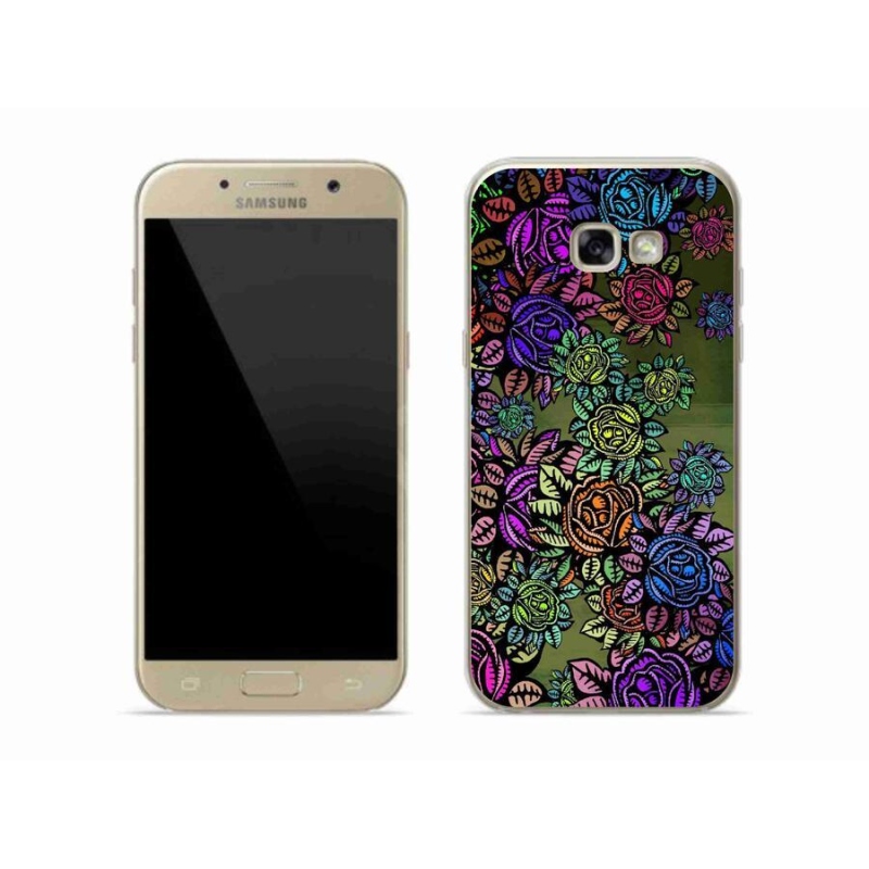 Gél borító mmCase Samsung Galaxy A5 (2017) - virágok 6