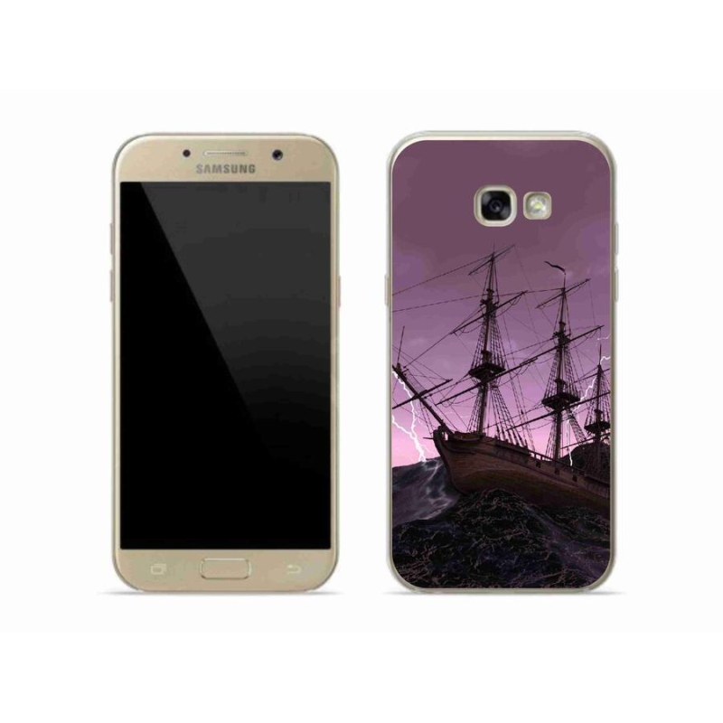Zselés borítás mmCase Samsung Galaxy A5 (2017) - hajó a viharban