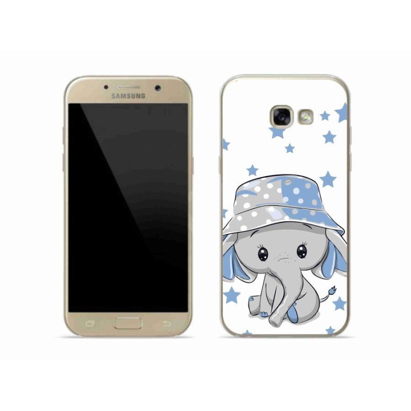 Zselés borítás mmCase Samsung Galaxy A5 (2017) - kék elefánthoz