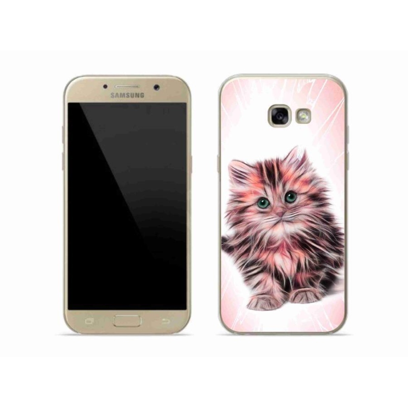 Gél borítás mmCase Samsung Galaxy A5 (2017) - aranyos cica