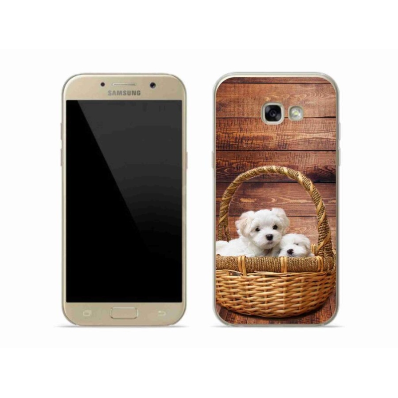 Zselés borítás mmCase Samsung Galaxy A5 (2017) - kölyökkutyákhoz