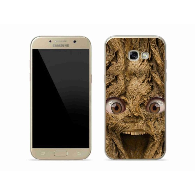 Gél borítás mmCase Samsung Galaxy A5 (2017) - vidám fa szemekkel