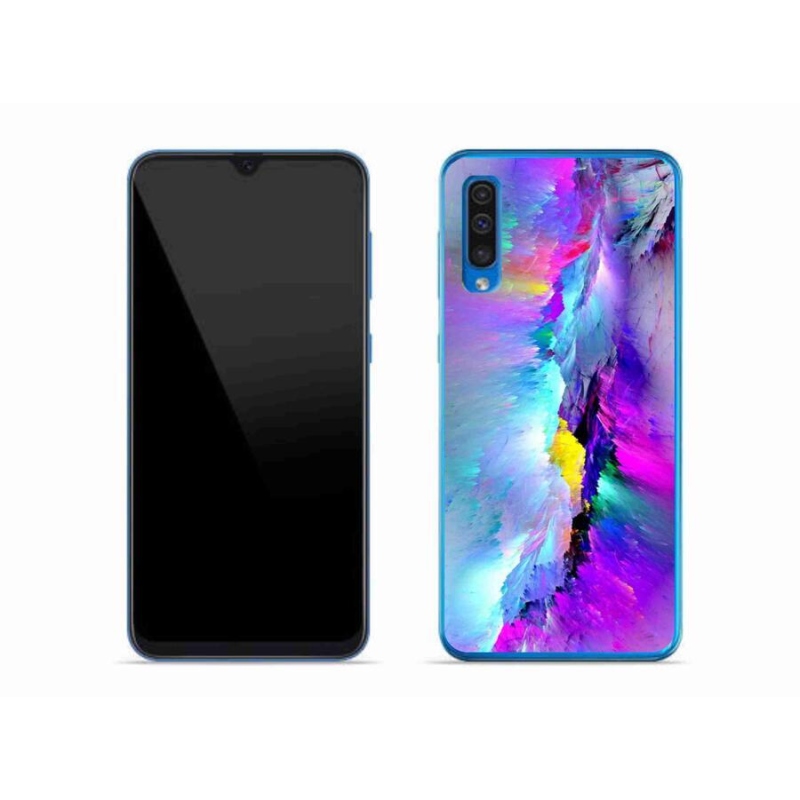 Zselés borítás mmCase Samsung Galaxy A50 készülékhez - absztrakt