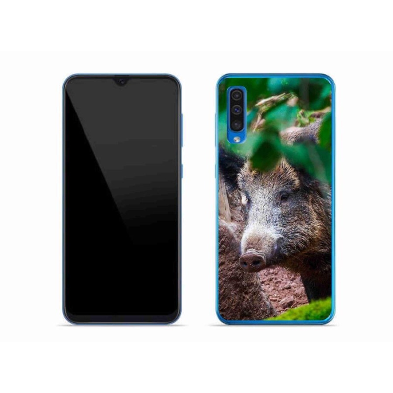 Zselés borítás mmCase Samsung Galaxy A50 készülékhez - vaddisznó