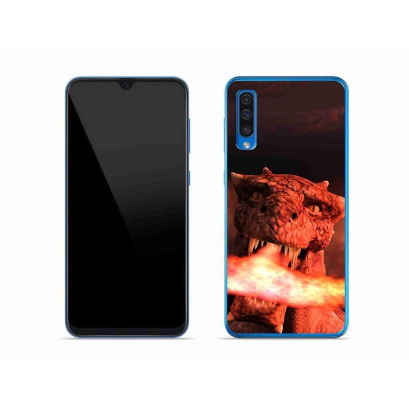 Zselés borítás mmCase Samsung Galaxy A50 készülékhez - sárkány