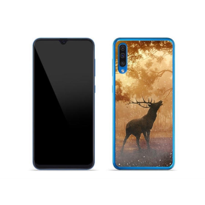 Zselés borítás mmCase Samsung Galaxy A50 készülékhez - szarvas a vadászaton
